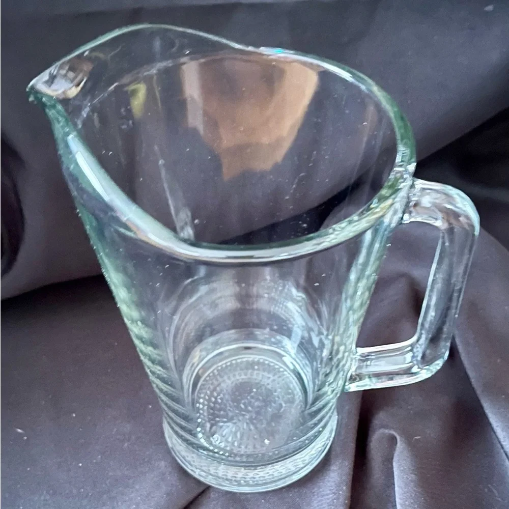 Vintage Libbey 5260 Heavy Clear Glass Pitcher 60 oz Root Beer Water Jug Barware